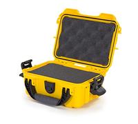 NANUK 903 Compact Case with Cubed Foam, Waterproof & Dustproof, Carry-On | 9.1" x 6.8" x 3.8", Protects DSLR Cameras, Lenses & Small Gear During Travel, Customizable Foam for a Precise Fit, Yellow