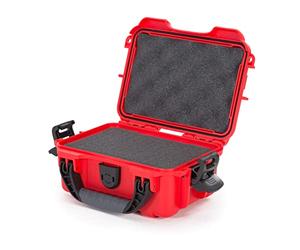 Nanuk 903 Small Waterproof Hard Case with Foam Insert 9.1" x 6.8" x 3.8"- Red