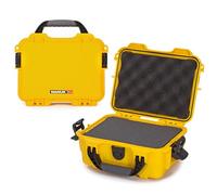 NANUK 904 Compact Case with Cubed Foam, Waterproof & Dustproof, Carry-On | 10.2" x 7.9" x 4.5", Protects DSLR Cameras, Lenses & Small Gear During Travel, Customizable Foam for a Precise Fit, Yellow