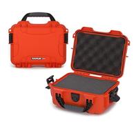 NANUK 904 Compact Case with Cubed Foam, Waterproof & Dustproof, Carry-On | 10.2" x 7.9" x 4.5", Protects DSLR Cameras, Lenses & Small Gear During Travel, Customizable Foam for a Precise Fit, Orange