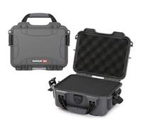 NANUK 904 Compact Series - Lightweight, Waterproof NK-7 Resin Protective case with Customisable Foam Insert (25.91 x 20.07 x 11.43 cm) - Graphite