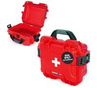 NANUK 905 Waterproof First Aid Prepper Survival Gear Dust and Impact Resistant Case - Empty - Red, 905-FSA9