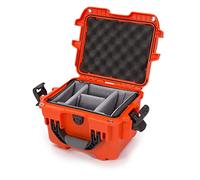 Nanuk 908 Waterproof Hard Case with Padded Divider - Orange