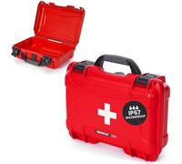 NANUK 909 Waterproof Dustproof Shockproof Hard Case for First-Aid Kit with Two Power Claw Triple Action Latches (Red)