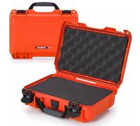 NANUK 909 - Waterproof Protective case Made from NK-7 Resin with Customisable Foam Insert (32 x 22.9 x 11.2 cm) - Orange