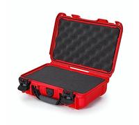 NANUK 909 - Waterproof Protective case Made from NK-7 Resin with Customisable Foam Insert (32 x 22.9 x 11.2 cm) - Red