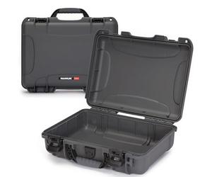 NANUK 910 Waterproof Hard Case - 14.3” x 11.1” x 4.7”, Protective Case for Camera, Electronics & Gear - Impact-Resistant, Dustproof, Airline Carry-On Approved - Made in Canada, Graphite