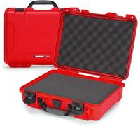 NANUK 910 - Waterproof Protective case Made from NK-7 Resin with Customisable Foam Insert (36.3 x 28.2 x 11.9 cm) (Red)