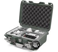 NANUK 915 DJI™ Mini 4 Pro - Waterproof Hard Case with Drone Foam Insert, Crushproof, Portable Travel Case, Made in Canada - Olive (15.8" x 12.1" x 6.8")