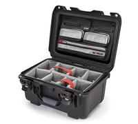 Nanuk 918 Waterproof Carry-on Hard Case with Lid Organizer and Padded Divider - Black
