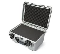 Nanuk 918 Waterproof Hard Carrying Case with Pick and Pluck Foam Insert - Polypropylene - Silver