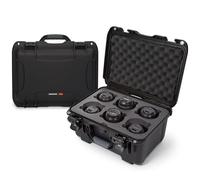 NANUK 918 - Waterproof Protective case for Camera Lenses with Foam Insert for 6 Lenses, Shock-Resistant (43 cm x 33 cm x 24 cm) (Black)