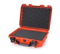 NANUK 923 Waterproof Hard Case with Foam Insert and Incorporated TSA Approved Travel Lock Latches - Orange