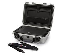 Nanuk 923 Waterproof Hard Case with Laptop Insert Kit - Silver