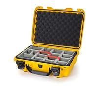 NANUK 923 Waterproof Hard Case with Padded Dividers and Incorporated TSA Approved Travel Lock Latches - Yellow