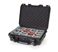 NANUK 923 Waterproof Hard Case with Padded Dividers and Incorporated TSA Approved Travel Lock Latches - Black