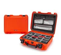 Nanuk 925 Waterproof Carry-on Hard Case with Lid Organizer and Padded Divider - Orange