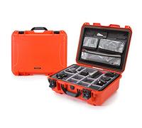 Nanuk 930 Waterproof Hard Case with Lid Organizer and Padded Divider - Orange (930-6003)