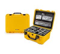 Nanuk 933 Waterproof Hard Case with Lid Organizer and Padded Divider - Yellow (933-6004)