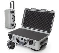 NANUK 935 - Lightweight, Waterproof NK-7 Resin Protective case with Wheels and Customisable Foam Insert (56 cm x 36 cm x 23 cm) Cabin Baggage Approved - Silver