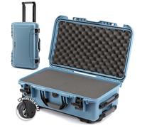 NANUK 935 - Lightweight, Waterproof NK-7 Resin Protective case with Wheels and Customisable Foam Insert (56 cm x 36 cm x 23 cm) Cabin Baggage Approved (Cyan)