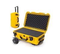 NANUK 935 - Lightweight, waterproof NK-7 resin protective case with wheels and customisable foam insert (56 cm x 36 cm x 23 cm) Cabin baggage approved (Yellow)