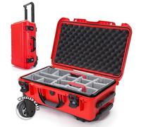 NANUK 935 - Rugged, waterproof hard-shell camera case with padded dividers (25.1 cm x 40.9 cm x 25.7 cm) (Red)