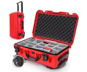 NANUK 935 - Rugged, waterproof hard-shell camera case with padded dividers (25.1 cm x 40.9 cm x 25.7 cm) (Red)