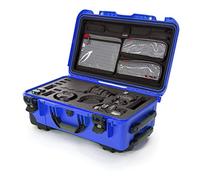 Nanuk 935 Waterproof Carry-on Hard Case with Lid Organizer and Foam Insert for Canon, Nikon - 2 DSLR Body and Lens/Lenses - Blue (935-DSLR8)