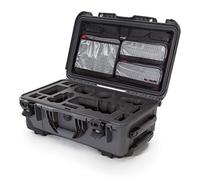 Nanuk 935 Waterproof Carry-On Hard Case with Lid Organizer for Sony a7R Size Camera w/Wheels - Graphite