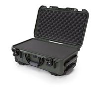Nanuk 935 Waterproof Carry-On Hard Case with Wheels and Cubed Foam - Olive