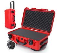 Nanuk 935 Waterproof Carry-On Hard Case with Wheels and Foam Insert - Red