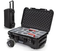 Nanuk 935 Waterproof Carry-On Hard Case with Wheels and Padded Divider - Black