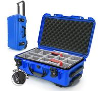 NANUK 935 Waterproof Carry-On Hard Case with Wheels and Padded Divider - Blue
