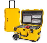 NANUK 938 Pro Photo Kit - Waterproof Travel Camera Hard Case with Padded Dividers and Wheels, 23.8” x 15.5” x 13.2”, Dustproof and Impact-Resistant, Ideal for Heavy Loads - Yellow