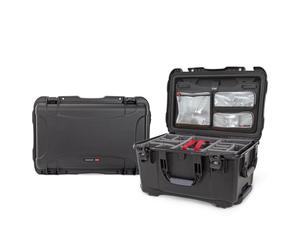 Nanuk 938 Waterproof Camera Case - Pro Photo Kit with Padded Dividers & Lid Org.