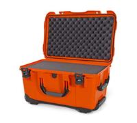 NANUK 938 Waterproof Hard Case with Wheels and Foam Insert - Orange (938-1003)