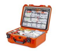 Nanuk 940 EMS Emergency Medical Service/First Aid Hardcase with Lid Organizer and Divider System (Orange)
