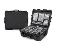 Nanuk 945 Waterproof Hard Case with Lid Organizer and Padded Divider - Black