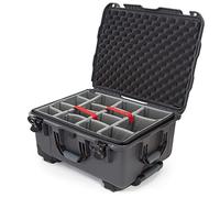 NANUK 950 Waterproof Hard Case with Wheels and Padded Divider - Graphite