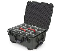 NANUK 950 Waterproof Hard Case with Wheels and Padded Divider, Olive