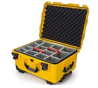 NANUK 950 Waterproof Hard Case with Wheels and Padded Divider - Yellow
