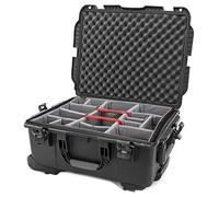 Nanuk 955 Waterproof Hard Case with Wheels and Padded Divider - Black