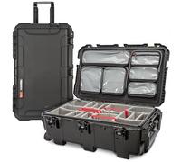 NANUK 962 Pro Photo Kit- Waterproof Large Travel Camera Hard Case with Wheels, Padded Dividers & Retractable Handle, 31" x 20" x 11" -Impact-Resistant, Dustproof, Durable, Ideal for Heavy Loads -Black