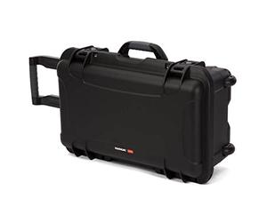 NANUK Media Series 935 Waterproof Wheeled Hard Case with Lid Organizer and Foam Insert for DSLR Cameras, Black