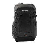 NANUK N-PVD 30L Camera Backpack - Water-Repellent with Rain Cover, Fits 2 Cameras, Drone, Tripod & 16" Laptop Compartment, Carry-On Approved - For Photographers, Travel & Hiking - Black