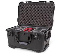 Nanuk Wheeled Series 938 Lightweight NK-7 Resin Waterproof Hard Case with Padded Divider, Black