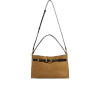 Nanushka Harmonica buckle-detail suede tote bag - Brown One Size