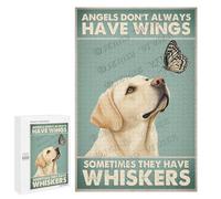 NANVIER 1000-Piece Labrador Dog Jigsaw Puzzle for Adults - Charming Artwork for Dog Lovers,Wooden
