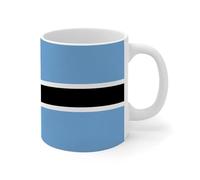 NANVIER Botswana Mug White State Map Sailors Sailing Ceramic Tea Cup Funny Morning White Glossy Mug Christmas Thanksgiving Gift for Mum Uncle 11oz